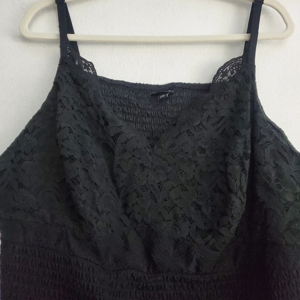 Torrid Lace Smocked Crop Top - Picture 5 of 9